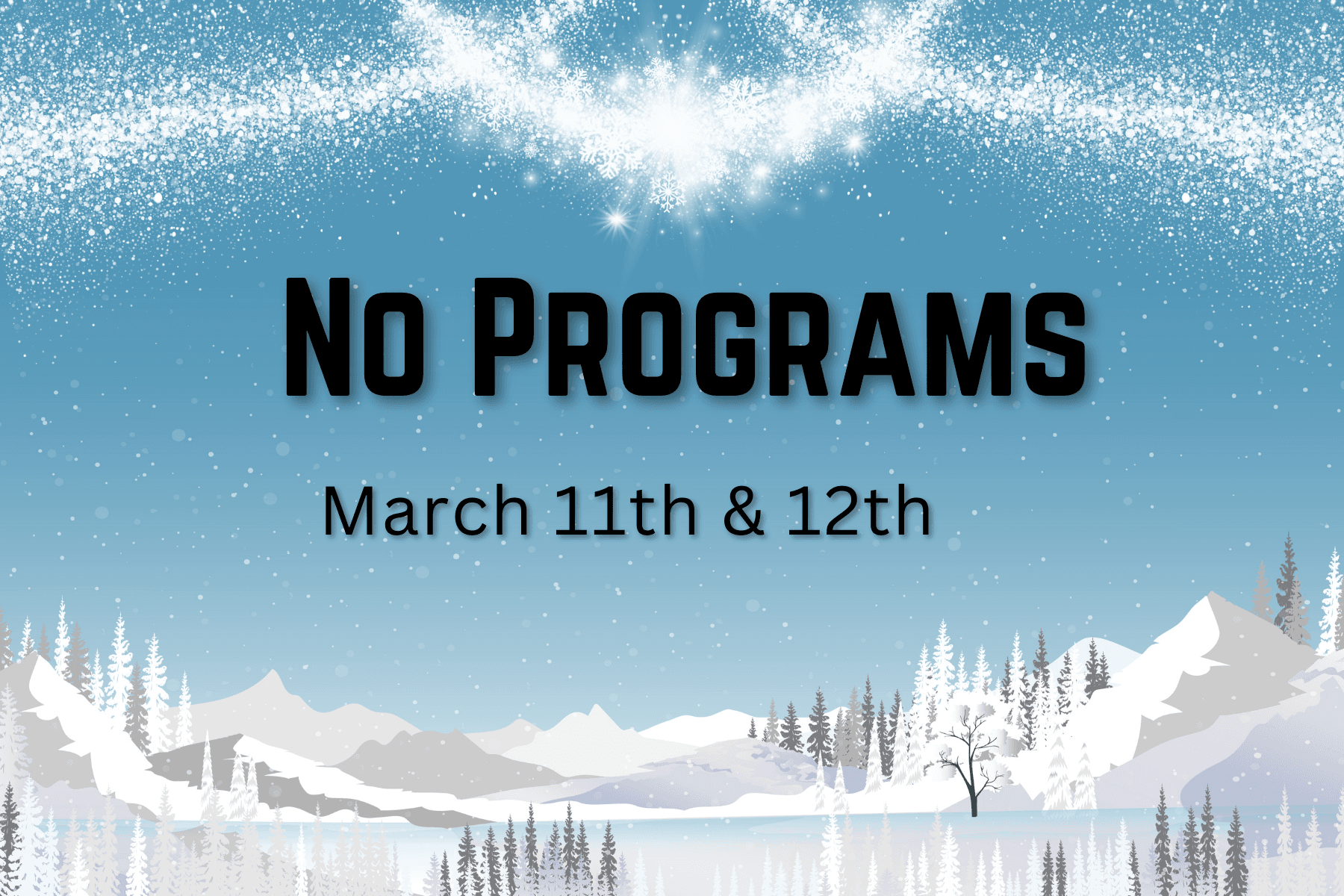 2024 March No Programs