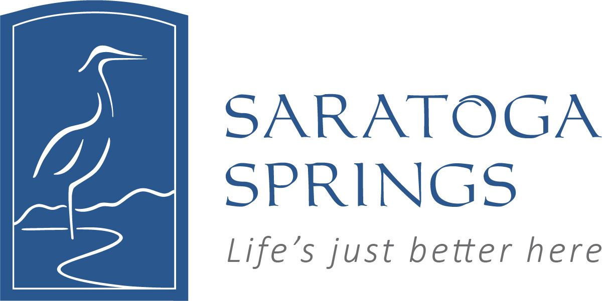 Saratoga Springs Horizontal Blue